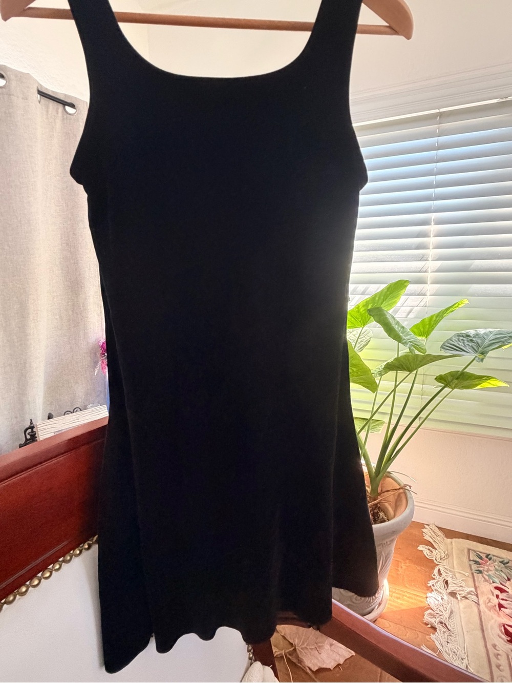 Classic Black Sleeveless A-Line Dress